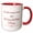 Red/White, variant on 3drose, Image of a Wise Woman Said Be Sassy but Keep It Classy, 11oz Two-tone Yellow Mug