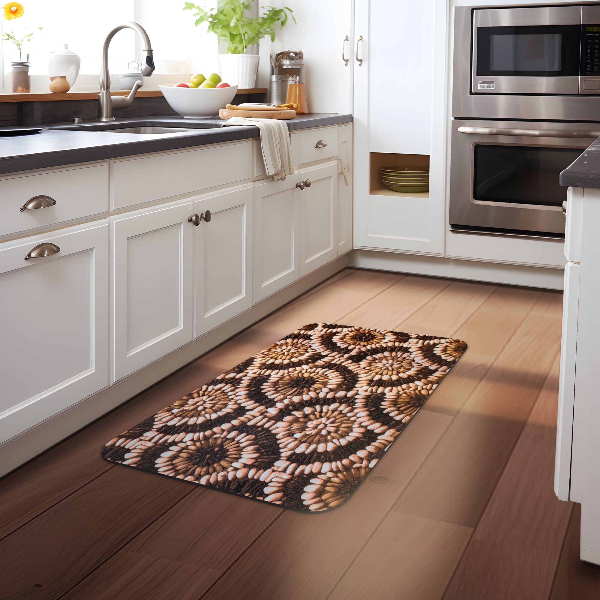 Ray Star Kitchen Mat 20''x31.5'',0.31 Inch Thick Anti Fatigue Kitchen Rug Cushioned Kitchen Mats for Floor Comfort Standing Desk Mats for Office,Laundry Room