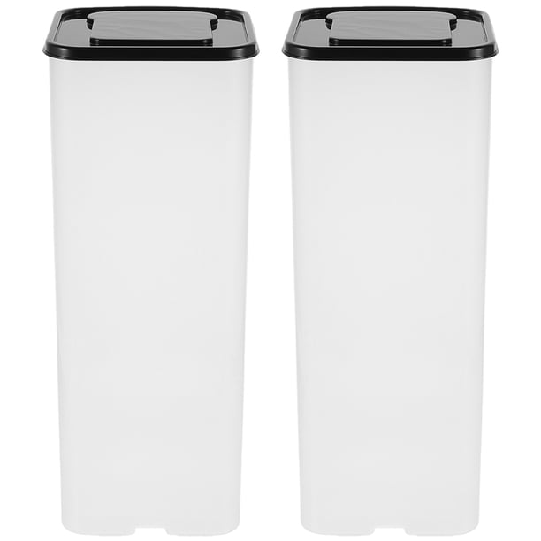 2 contenedores para almacenar pan, dispensador de pan para sándwich, contenedor reutilizable para pan.