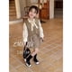 thumbnail image 2 of Ropa infantil nueva para niñas, estilo preppy, vestido de moda, vestido de bebé de primavera y otoño, traje de tres piezas, 2 of 5