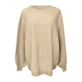 thumbnail image 4 of EDFBUYKRS Female Sweaters Button-Front Grandpa Cardigan, Women's Fall Sweater S, 4 of 5