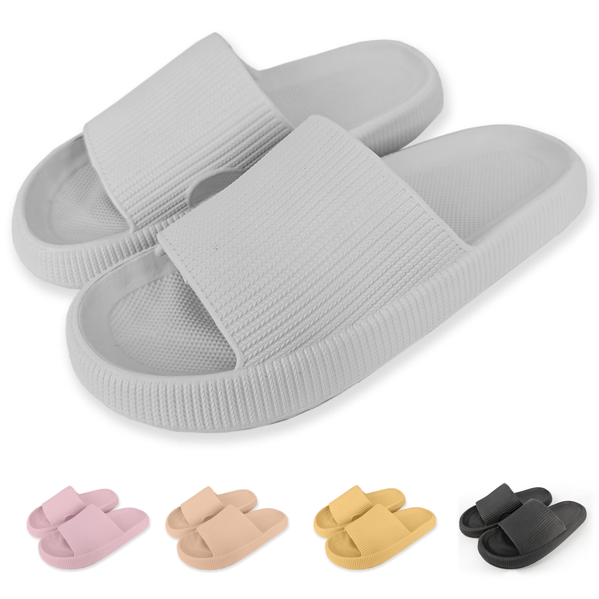 Cloud Slippers for Women and Men，Pillow Slippers Thicken Sole Cloud