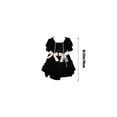 thumbnail image 4 of Black Black Single Dress For 18 Inch Doll Christmas Costume Elegant Outfit Accessory Only, 4 of 6