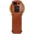 thumbnail image 4 of Bedford Clock Collection Olivia 24.5 inch Cherry Brown Wood Chiming Pendulum Vintage Wall Clock, 4 of 5