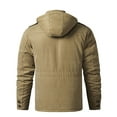 thumbnail image 6 of Mgmyaa Men's Hooded Fleece Jacket Long Sleeve Sherpa Lined Zipper Pockets Thick Warm Winter Casual Outerwear, 6 of 6