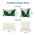 thumbnail image 4 of Unique Bargains Leaves Decorative Throw Pillow Cover #2 12"x20" and 18"x18", 4 of 7
