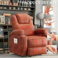 thumbnail image 3 of Homall Lift Recliner Comfy Chair Power Massage Electric Recliner Chairs for Adults,Brown, 3 of 7