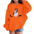 thumbnail image 4 of KAUOD Teen Girls Pullover Hoodies Ghost Graphic Oversized Cotton Hoodie Sweatshirts Youth Long Sleeve Fleece Tops Clothes, 4 of 8