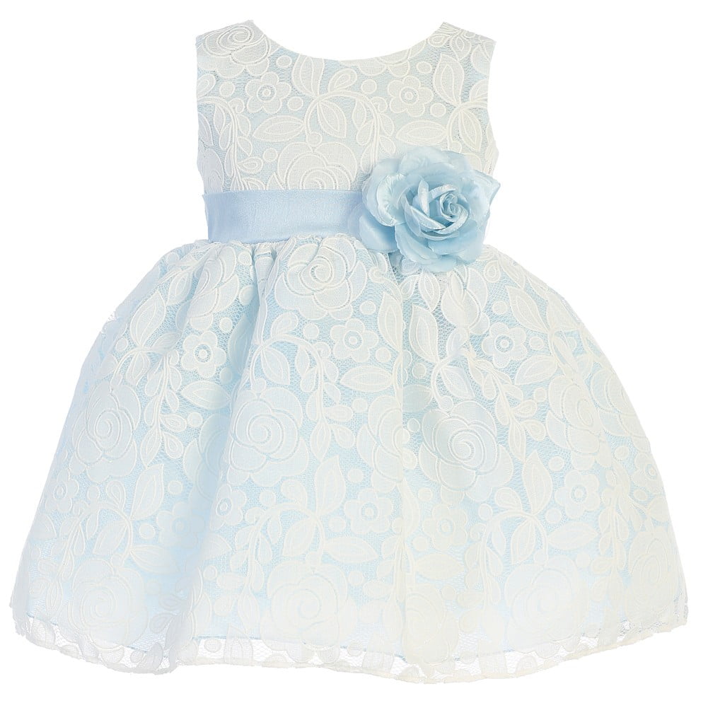 walmart light blue dress