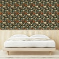 thumbnail image 3 of Ambesonne Spring Peel & Stick Wallpaper for Home, Butterfly Floral Nature Art, 13"x36", Burnt Orange and Seafoam, 3 of 5