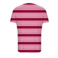 thumbnail image 5 of NTACZA Striped Womens Cardigans Lightweight Open Front Casual Short Sleeve with Pockets Regular Beachwear Coverups Pink, 5 of 5