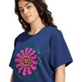 thumbnail image 2 of Playera adidas Mujer Dama Casual Logo X Farm Azul azul marino 3XL, 2 of 8