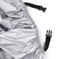 thumbnail image 4 of XXXL 180T Rain Dust Moto Scooter Cover Negro + Plata Protector UV para exteriores Unique Bargains Motocicleta Cubierta, 4 of 7