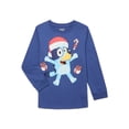 thumbnail image 5 of Bluey Boys Holiday Graphic Tee with Long Sleeves, 2-Pack, Sizes 4-8, 5 of 7