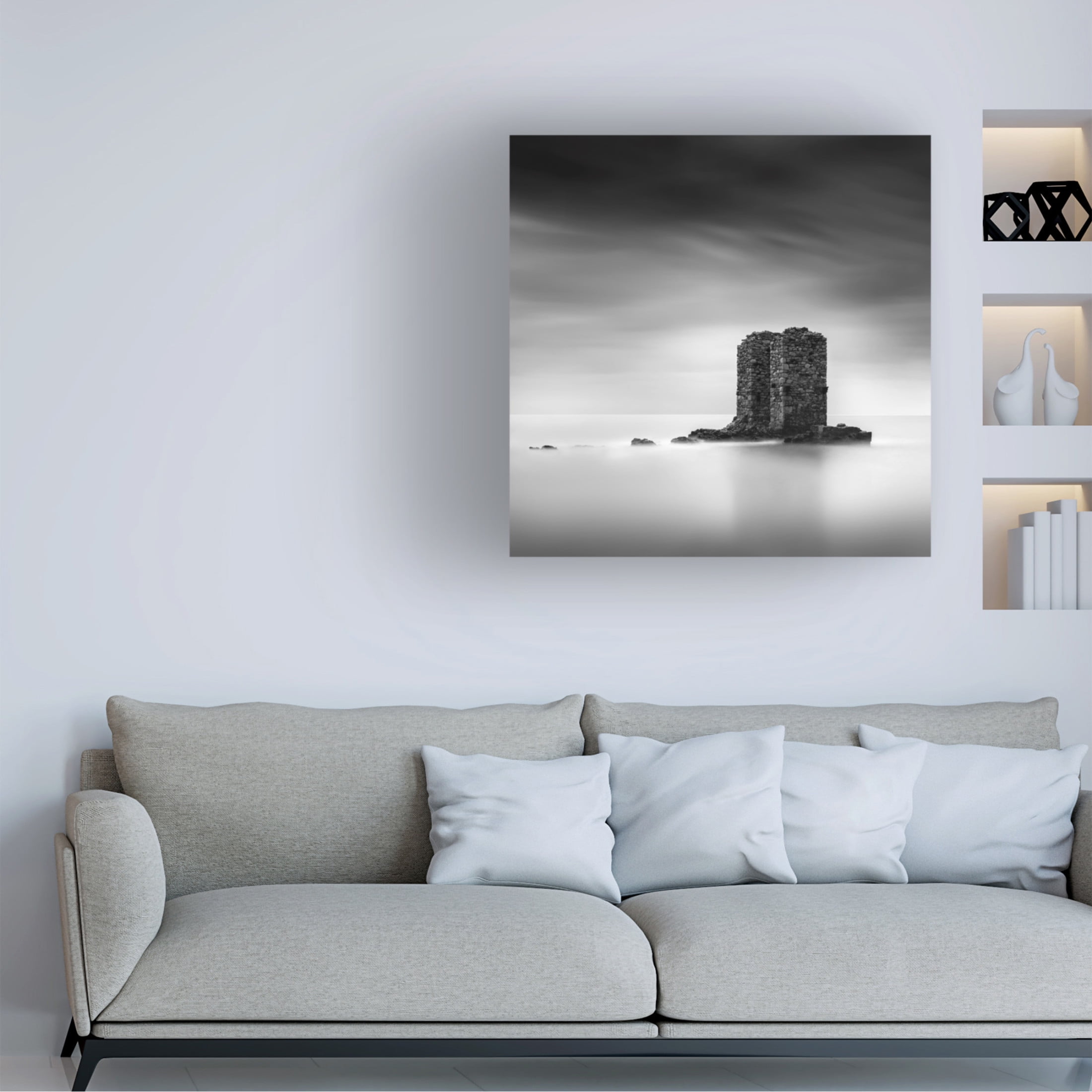 Canvas Wall Art - George Digalakis 'As Time Goes By 027' Wall Art for Living Room, Bedroom, or Office D?cor by Trademark Fine Art - 24 x 24 Inches