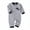Grey, variant on Baby Boys Rompers Baby Boy Gentleman Suit Striped Romper Jumpsuit Clothes Outfits Navy Comfortable Playwear 3 Months-6 Months