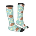 thumbnail image 3 of Fotbe Snail And Flower print Women's Men's Novelty Crew Socks Cotton Socks Knee High Socks for Walking,Running,Nurses,Pregnancy, 3 of 8