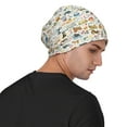 thumbnail image 4 of Xecao Dogs Funny Pets Print Beanie Knitted Hat for Men Women, Winter Fashion Knit Cuffed Caps Unisex, 4 of 7