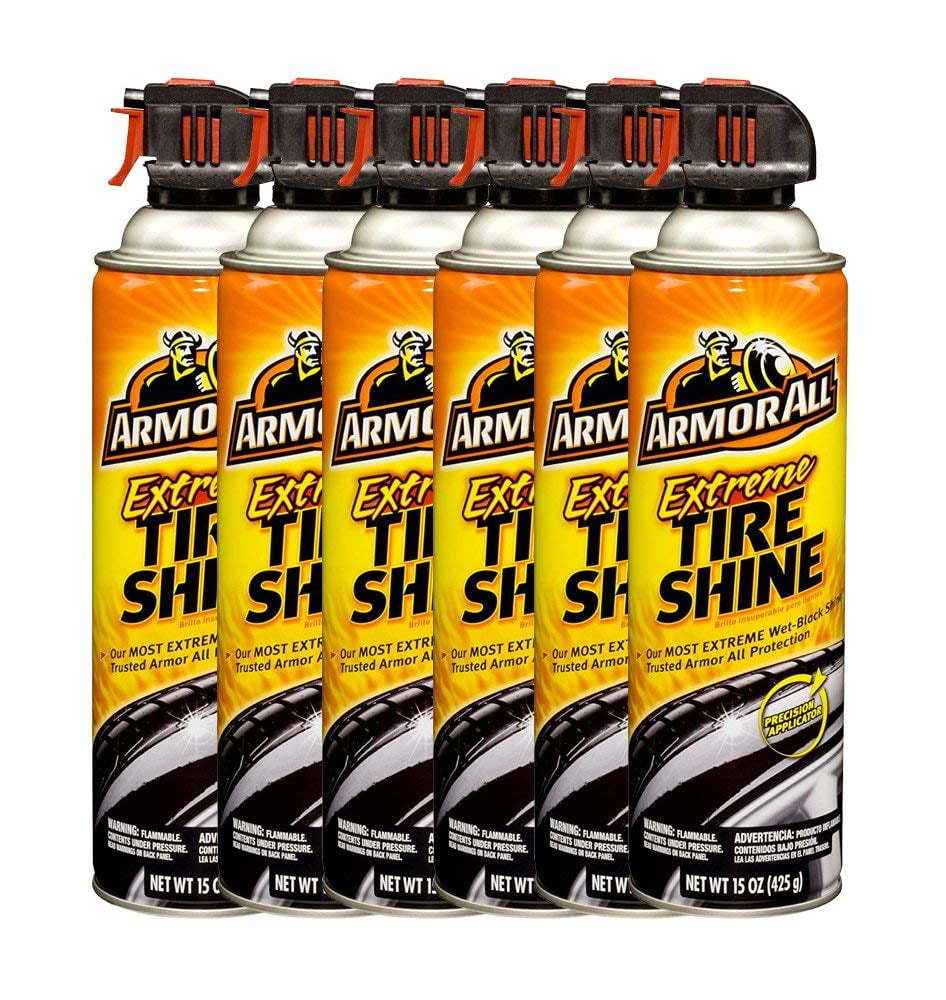 Armor All Extreme Tire Shine Aerosol (15 oz.) Pack of 6