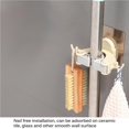 thumbnail image 2 of Gancho De Trapeador De Almacenamiento Multifuncional Clip De Trapeador Para Colgar En La Pared Del Baño Colgador De Trapeador Sin Costuras Para Baño Kearding HA025091-03, 2 of 7