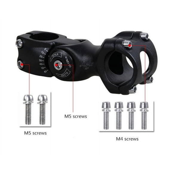 Phyun 25.4x110mm Bike Stem Adjustable Rise up Bicycle Handlebar Stem for MTB Road Bike