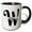 Black/White, variant on 3drose, Bold Script Monogram W - Williams, 11oz Magic Transforming Mug