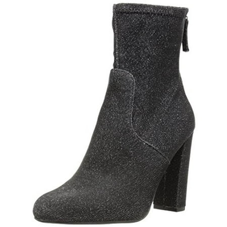Metallic Leather Ankle Wrap - Womens Steve Madden Brisk Stretch Ankle Booties, Metallic