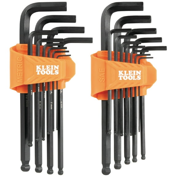 Klein Tools Ball End Hex Key Set, 22 Piece