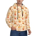 thumbnail image 2 of Lsque Fall Leaves Pattern Casual Men's Hoodie,Hooded Sweatshirt with Kangaroo Pocket,Pullover Hoodie-3X-Large, 2 of 7