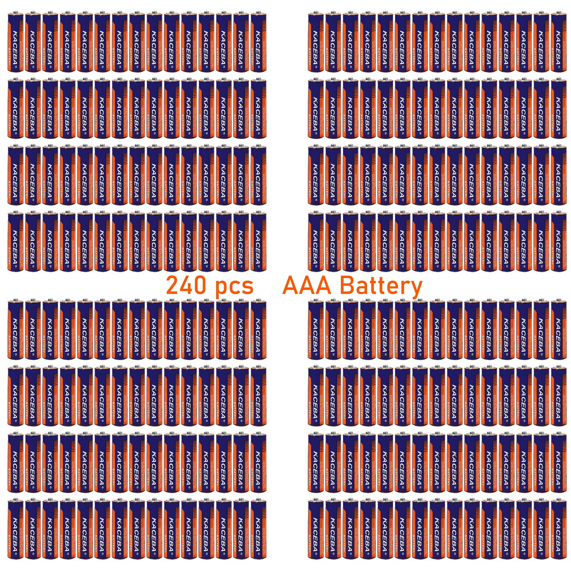 240 Count Value Pack AAA Battery Extra Heavy Duty 1.5v Long Lasting Triple A Battery