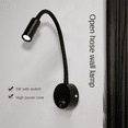 thumbnail image 5 of 1PCS Bedside Working Study Reading Lamp Wall Lamp Sconces 3W LED Book Lamp Wall Night Light LED for Bedroom Dormitory, 5 of 7