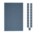 thumbnail image 1 of Furnish My Place Abstract Indoor/Outdoor Commercial Navy Color Rug, Pet-Friendly, Baby Nursery Mat, Home Décor Rug for Living Room, Playroom, Made in USA, 2' x 4' Rectangle - Set of 20, 1 of 5