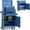 Blue, variant on AIRAJ 40 in Modular Rolling Tool Cabinet 4 Drawer Heavy Duty Steel Tool Chest with Detachable Top Tool Box Lockable Storage for Garage Workshop