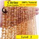 thumbnail image 4 of Cuentas de piedra natural 100% citrino Zambia Liuwei para hacer joyas 6 mm 8 mm 10 mm, 4 of 4