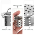 thumbnail image 2 of Durable Sink Strainer Basket Stainless Sink Stopper Kitchen Sink Drain Strainer, 2 of 8