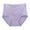 Purple, variant on yunLCZ Women's Cotton Underwear High Waist Womens Plus Size Underwear Cotton Panties Lace Soft Hipster Panty Ladies Stretch Sexy Briefs