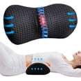 thumbnail image 1 of Almohada Lumbar,Soporte Lumbar para Silla de Oficina,Cojín Lumbar de Espuma Memory Foam para Aliviar el Dolor, Cojin para Coxis y Ciatica Lumbar para Camas, Asientos de Coche, Oficinas, Sillas Gaming, 1 of 6