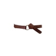 thumbnail image 1 of Style Co Faux Women's Tie Pull-Back Belt, Brown, L/XL, 1 of 5