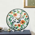 thumbnail image 4 of Yayeee Wall Clock Battery Operated 11.9" Silent Quartz Non-Ticking for Living Room Decor, Flowers Pattern, 4 of 8