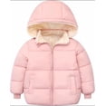 thumbnail image 2 of Toddler Baby Hooded Jacket Boys Girls Kids Thicken Warm Winter Coat Outerwear 1-7T, 2 of 5