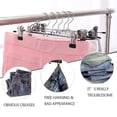 thumbnail image 4 of 10/20 piezas antideslizante soporte ajustable percha pantalones falda ropa Clips giratorios, 4 of 4
