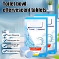 thumbnail image 5 of 1 Box/16 Pcs Lemon Scent Toilet Bowl Cleaner Tablets, Bathroom Toilet Tank Cleaners, Destroys Limescale & Eliminates Odors, Long-lasting fragrance(1 Box), 5 of 9