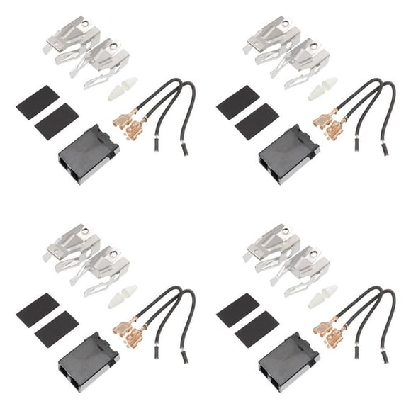 CHUANK 4 Sets Range Stove Element Plug Receptacle Kit for Oven Parts