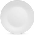 thumbnail image 4 of Munfix 100 White Plastic Plates Set, 50 Pcs 10.25 Inch Dinner and 50 Pcs 7.5 Inch Plastic Dessert Plates, Elegant Fancy Heavy Duty Disposable Plates for Party, Wedding, White, 4 of 14