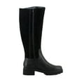 thumbnail image 6 of Vionic Fallbrook Wide Calf Women's Boots Black Leather Size 9.5 W, 6 of 8