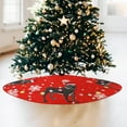 thumbnail image 5 of Christmas Tree Skirt Red Tree Skirts Great Dane Xmas Tree Skirt Tree Mat 48 Inch Dog Winter Christmas Decorations for Home, 5 of 6