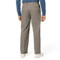 thumbnail image 2 of Men's Dockers® Relaxed Fit Comfort Stretch Pleated Cuffed Khaki Pants Color: Heather Gray Size: 36X32, 2 of 4