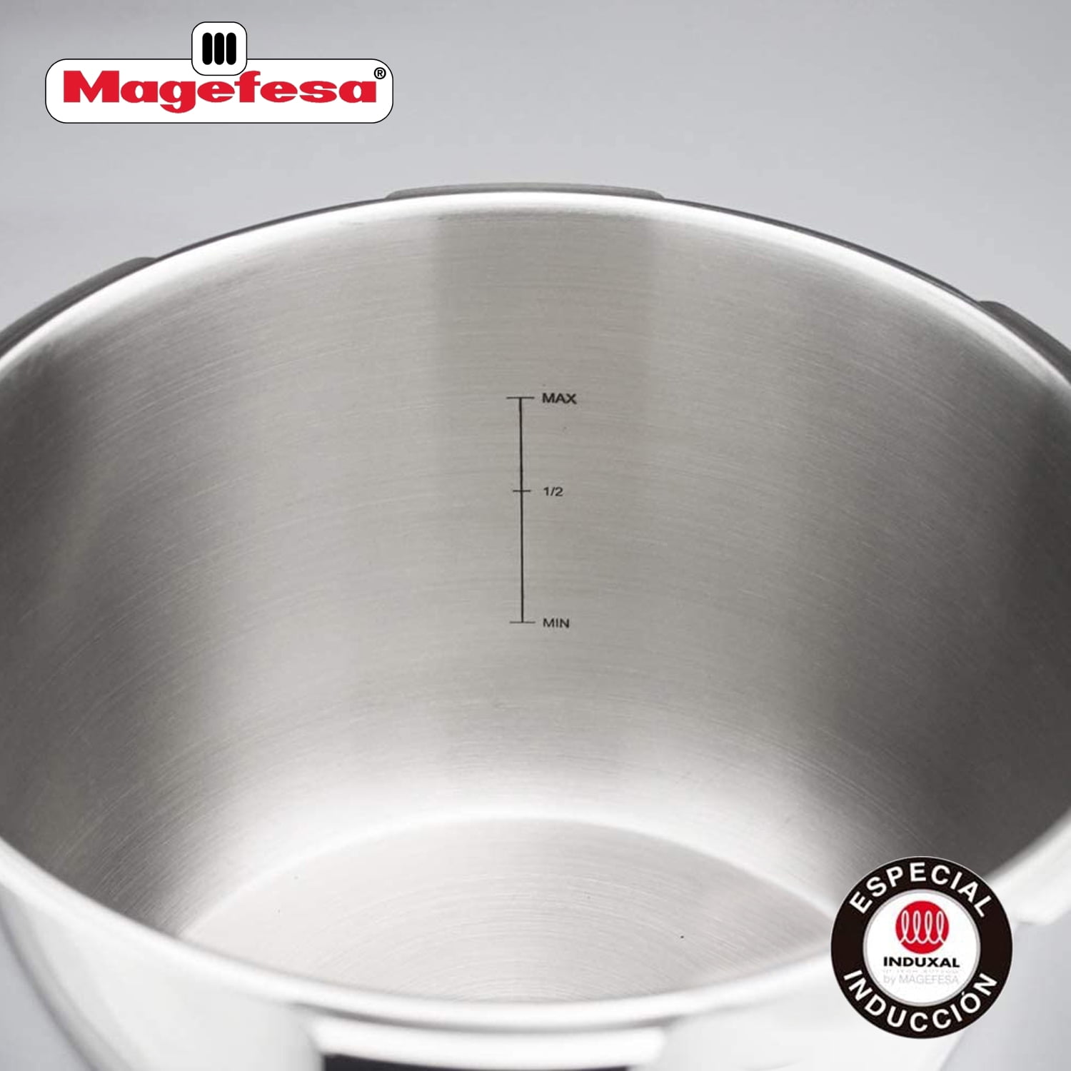 MAGEFESA Chef Pressure Cooker has a Thermodiffusion bottom, 3 Security  Systems. 16 Quarts