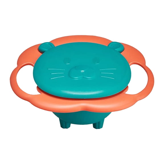 Clearance Sale! Zjchao Children Rotation Spill Re Sistant Bowl Feeding 360 De Grees Tableware Baby Toddlers Spill Ma Gic Bowl Tableware Practical Home Decor 7.7" X 3.0" X 3.9"