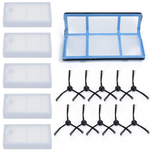 ZALAGA Replacement Vacuum Cleaner Parts Filters Side Brushes for ILIFE